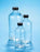 DWK Life Sciences Kimble 8OZ Clear Glass Boston Round Bottle - Boston Round Clear Glass Bottle, Phenolic Cap with 14B Rubber Liner, 8oz., Bulk Packs - 5110824C-24
