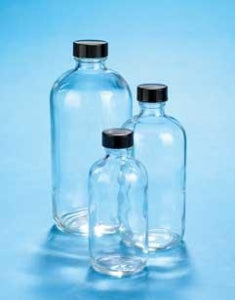 DWK Life Sciences Kimble Clear BR Bottles - BOTTLE, BR, CLR, 32OZ, PHEN, 14B RBR - 5113233V-24