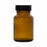 DWK Life Sciences Kimble 8OZ Amber Glass WM Pack Bottle - Amber Glass Wide-Mouth Packer Bottle with Phenolic Caps with Pulp / Vinyl Lining, 250mL - 5220845V-21