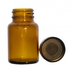 DWK Life Sciences Kimble 16OZ Amber Glass WM Pack Bottle - Amber Glass Wide-Mouth Packer Bottle with Phenolic Caps with Solid Polyethylene Lining, 500mL, Bulk-Packed - 5221653C-22