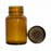 DWK Life Sciences Kimble 16OZ Amber Glass WM Pack Bottle - Amber Glass Wide-Mouth Packer Bottle with Phenolic Tinfoil Caps, 500mL, Bulk-Packed - 5221653C-23