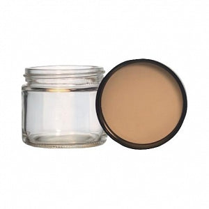 DWK Kimble Clr Glass Straight-Sided Jars Bulk Pk Caps in Bags - Straight-Sided Amber Glass Jar, Phenolic Cap with 14B Rubber Liner, 6oz. Bulk Packs - 5410663C-24