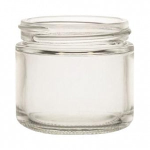 DWK Kimble Clr Glass Straight-Sided Jars Bulk Pk Caps in Bags - Straight-Sided Amber Glass Jar, No Cap, 8oz. - 5410870B
