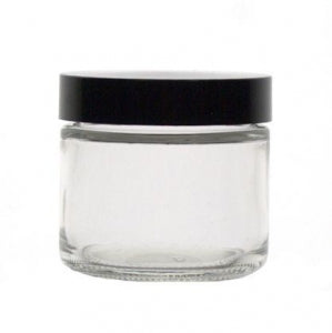 DWK Kimble Clr Glass Straight-Sided Jars Bulk Pk Caps in Bags - Straight-Sided Amber Glass Jar, Phenolic Cap with Pulp / Vinyl Liner, 16oz., Bulk Packs - 5411689C-21
