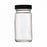 DWK Kimble 1OZ Clear Glass AC Medium Round Bottle - Medium Round Clear Glass Bottle, Phenolic Cap with Pulp / Vinyl Liner, 1oz., Convenience Packs - 5710133V-21