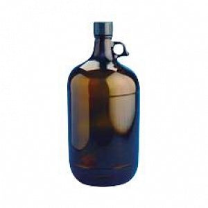 DWK Life Sciences Kimble Amber Glass Jug - Amber Glass Jug, Phenolic Cap with PTFE Cone Liner, 80oz. - 5928038V-25
