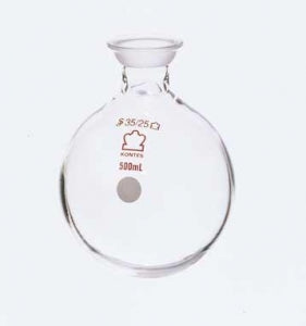 DWK Life Sciences Kimble Heavy Wall RB Boiling Flask - Heavy Wall Round Bottom Boiling Flask, 28/15, 50 mL - 601050-0128