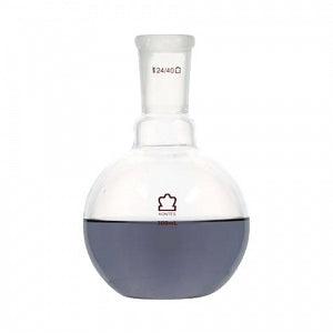 DWK Life Sciences Kimble Heavy Wall Flat Bottom Boiling Flask - Heavy Wall Flat Bottom Boiling Flask, 24/40, 300 mL - 601500-0424