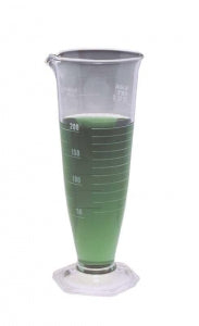 DWK Life Sciences Kimble Graduated Measuring Conical Cylinders - Graduated Measuring Conical Cylinder, Scale x 2, 8 oz. - 60345-8