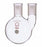 DWK Kimble Two Vertical Neck Round Bottom Boiling Flasks - Two Vertical Neck Round Bottom Boiling Flask, 24/40, 24/40, 2000 mL - 605000-1824