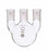 DWK Life Sciences Kimble Three Vertical Neck RB Flask - 3-Neck Round-Bottom Flask, 29/42 Center ST Joint, 24/40 Side ST Joint, 250mL - 606000-4824