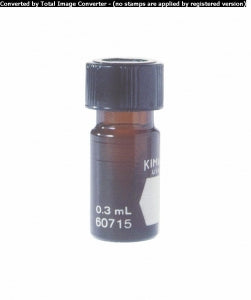 DWK Life Sciences Kimble Micro-Vials - Amber Ungraduated Screw Threaded Micro-Vial, 0.1 mL - 60715-110