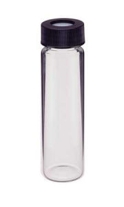 DWK Kimble 51 Expansion Borosilicate Gls Vial w/Cap & PV Liner - SAMPLE, S / T, W/POLY CLSR, 40ML - 60942A-40
