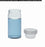 DWK Kimble 51 Expansion Glass Tooled Vial w/Unattached PE Caps - N51A Expansion Glass Tooled Shell Vial with Unattached Polyethylene Cap, 5 Dram - 60975L-5