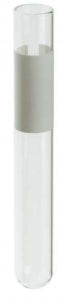 DWK Kimble Soda Lime Glass Tubes with 1-3/8 Vertical Labels - MRKM TBE 10X75 FLNT BND M / CS - 60AM10MXW