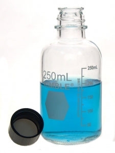 DWK Life Sciences Kimble Rubber Lined Cap Media Bottle - Media Bottle with Rubber-Lined Cap, 250 mL - 61110R-250