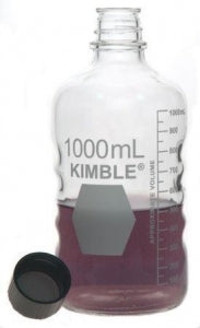 DWK Life Sciences Kimble PTFE Lined Cap Media Bottle - BOTTLE, MEDIA, PTFE-LIND CAP - 61110T-1000