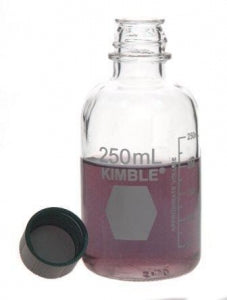 DWK Life Sciences Kimble PTFE Lined Cap Media Bottle - BOTTLE, MEDIA, PTFE-LIND CAP - 61110T-250