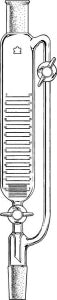 DWK Kimble Graduated with Upper and Lower Stopcocks - Graduated Funnel with Upper and Lower Stopcocks, 60 mL - 634580-0060