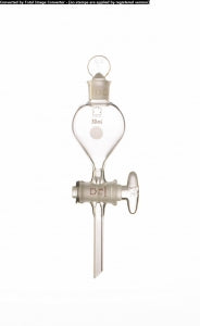 DWK Kimble KONTES Squibb Separatory Funnel w/Glass - KONTES Squibb Separatory Funnel with Glass Stopcock, 500mL - 636000-0500