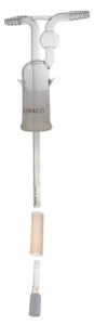 DWK Kimble Dispersion Tube for Tall Form Gas Washing Bottle - Dispersion Tube for Tall Form Gas Washing Bottle, 125-250C Hose Connector - 657251-1223