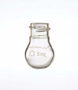 DWK Life Sciences Kimble Short Neck Threaded Boiling Flask - FLASK RB 10ML 20-400 - 747510-1020