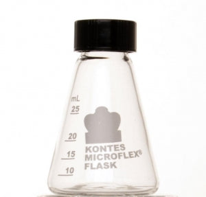 DWK Kimble GL 45 Safety Coated Cell Culture Flasks - MICROFLEX FLASK 25ML PK/12 - 749400-0025