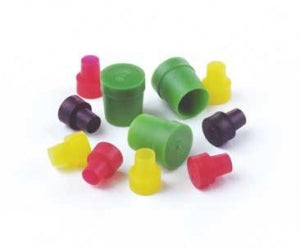 DWK Life Sciences Kimble Sample Tube Pressure Caps - Polyethylene (PE) Pressure Caps for 3 mm NMR Tubes, Red - 897093-0001