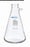 DWK Life Sciences Kimble KimCote Filter Flask - ULTRA-WARE Heavy-Wall Safety-Coated Glass Filtering Flask, 1L - 953760-1002
