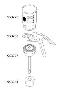 DWK Life Sciences Kimble PTFE-Faced Glass Funnel - FUNNEL PTFE 300ML 47MM - 953776-0000