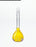 DWK Life Sciences Kimble Class A KimCote Volumetric Flask - Volumetric Flask with KimCote and Glass Stopper, 2000mL - KC28014-2000