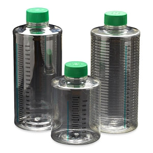 Celltreat Vented Roller Bottles - Roller Bottle, Vented Cap, Sterile, 490m², 1L - 229383
