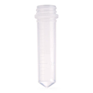Celltreat Screw-Top Conical-Bottom Centrifuge Microtubes - Screw-Top Micro Centrifuge Tube, Conical-Bottom, Nonsterile, 2mL - 230833