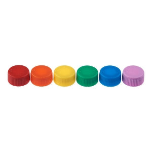 Celltreat Opaque Microtube Caps - Screw-Top Microtube Caps, Nonsterile, Opaque, Assorted - 230841A