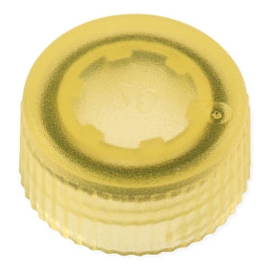 Celltreat Translucent Microtube Caps - Screw-Top Microtube Caps, Nonsterile, Translucent, Yellow - 230842Y