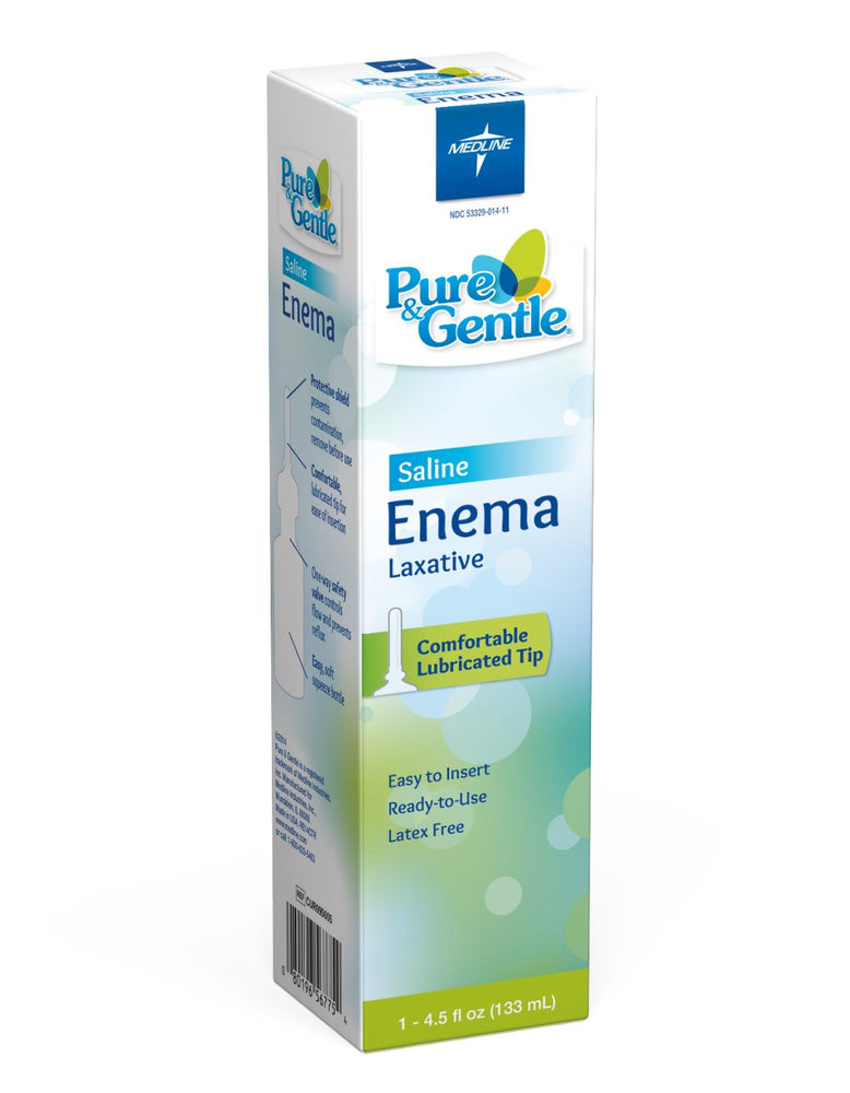 Medline Pure & Gentle Disposable Saline Enema