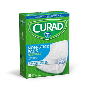 Medline CURAD Sterile Nonstick Pads - CURAD Sterile Nonstick Pad, 8" x 3", 8/Box - CUR47399RB