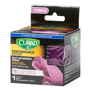 Medline CURAD Self Adherent Wrap - CURAD Performance Series Self Adherent Wrap, Purple, 2" x 5 yd. - CUR5056PP