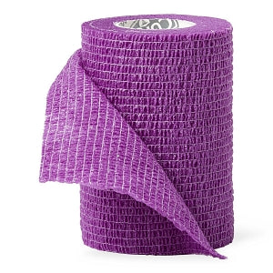 Medline CURAD Self Adherent Wrap - CURAD Performance Series Self Adherent Wrap, Purple, 3" x 5 yd. - CUR5057PP