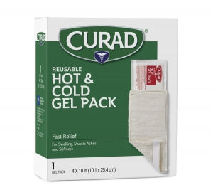 Medline CURAD Hot & Cold Gel Pack - CURAD Hot and Cold Gel Pack with Cover - CUR959