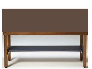 SHELF, TABLE, TREATMENT, 95, UF, CRANBERRY
