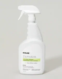 Ecolab FACILIPRO ZephAir Air / Fabric Refresher - ZephAir Deodorizer, Clean White Cotton, 32 oz. - 6100129