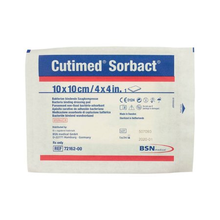 BSN Medical Cutimed Sorbact Dressing Pads - PAD, CUTIMED, SORBACT, 4"X4" - 7216210