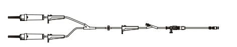 BD IV Gravity Sets - CareFusion 10-Drop Dual Gravity IV Administration Set with 1 Check Valve Roller Clamp, 1 SmartSite Needle-Free Valve Port, 4-Way Stopcock - 11627697