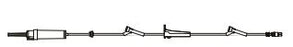 BD IV Gravity Sets - CareFusion 20-Drop Gravity IV Administration Set with 2-Site VersaSafe Ports, DEHP-Free - 10796811