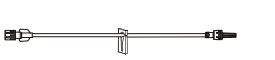 BD IV Extension Sets - 36" Minibore IV Extension Set with 1.3 mL Priming Volume, Removable Slide Clamp and Spin Male Luer Lock - ME1110