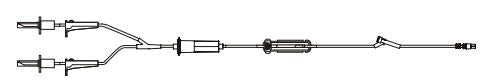 BD SE Pump Infusion Sets / Components - SE Pump Set, Blood Filter, 15 Drop, Split-Septum Port, DEPH-Free, 180 μm Filter - 11499817