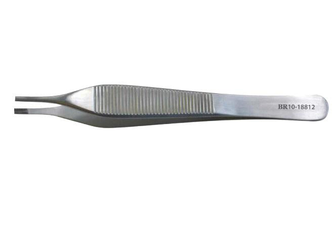 BR Surgical Brown-Adson Tissue Forceps - Brown-Adson Tissue Forceps, 7 x 7 Teeth, 4.75" - BR10-18912