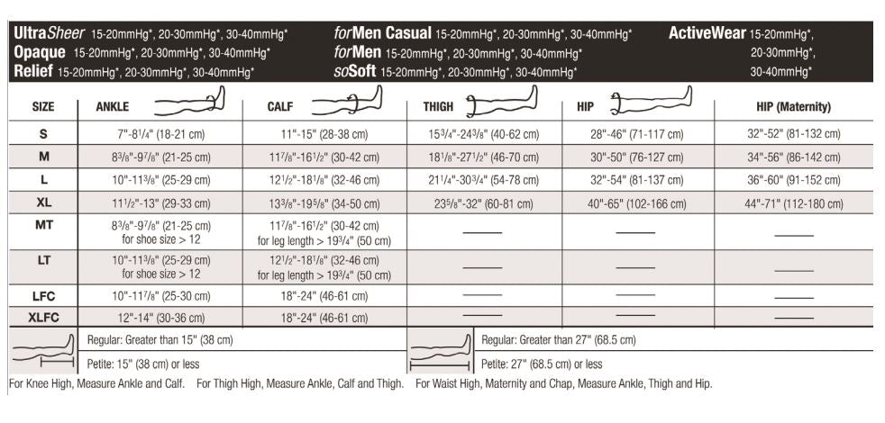 Jobst Men's Dress Supportwear 8-15 mmHg Knee High Compression Socks