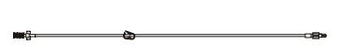 BD IV Extension Sets - 110" Small-Bore IV Extension Set with 6 mL Priming Volume, Pinch Clamp and Spin Male Luer Lock - 10896354